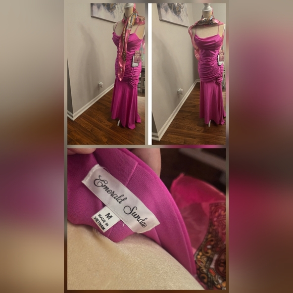 Emerald Sundae Dresses & Skirts - Emerald Sundae Pink Maxi Evening Dress